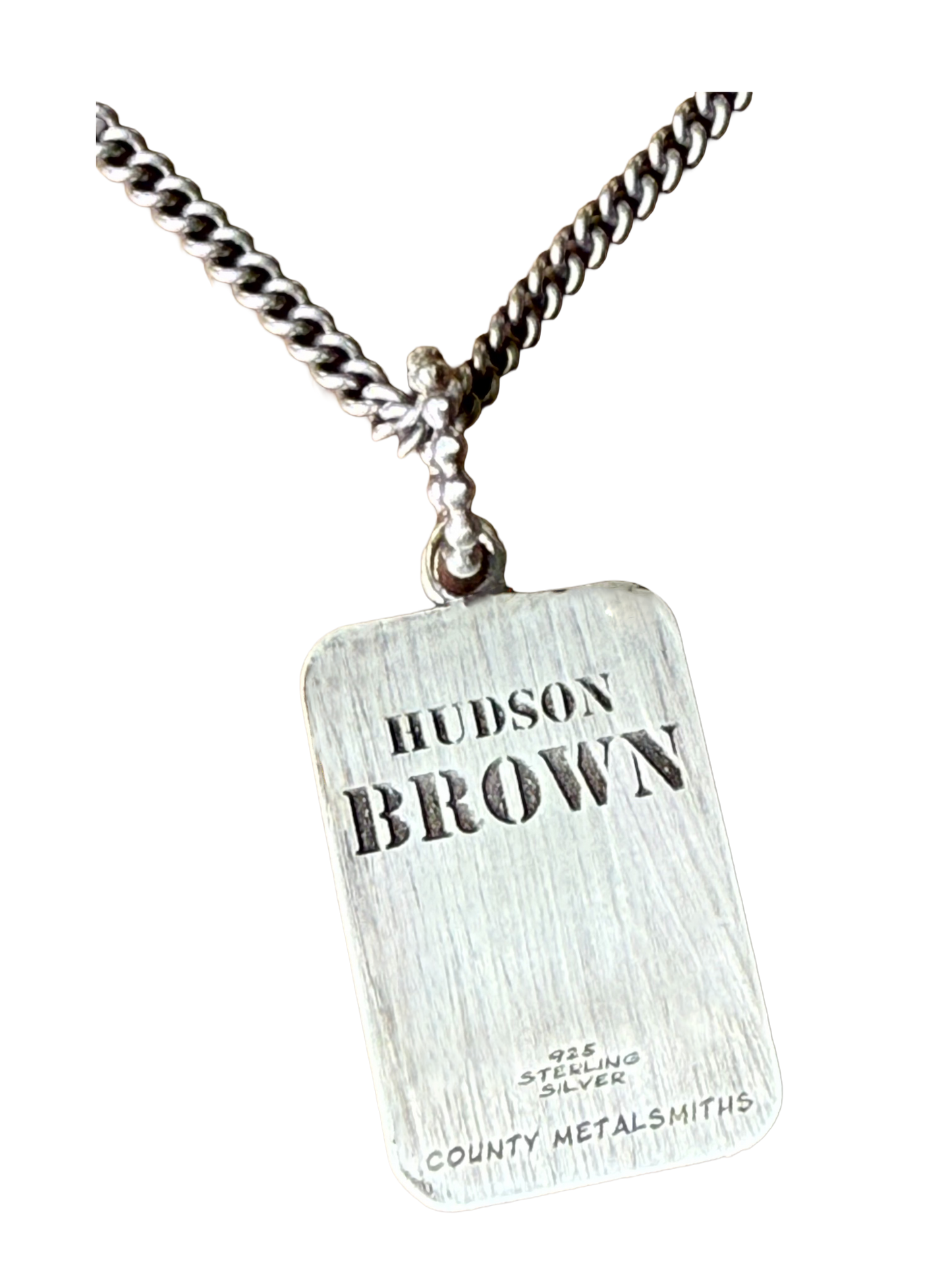 Custom Football Field Dog Tag