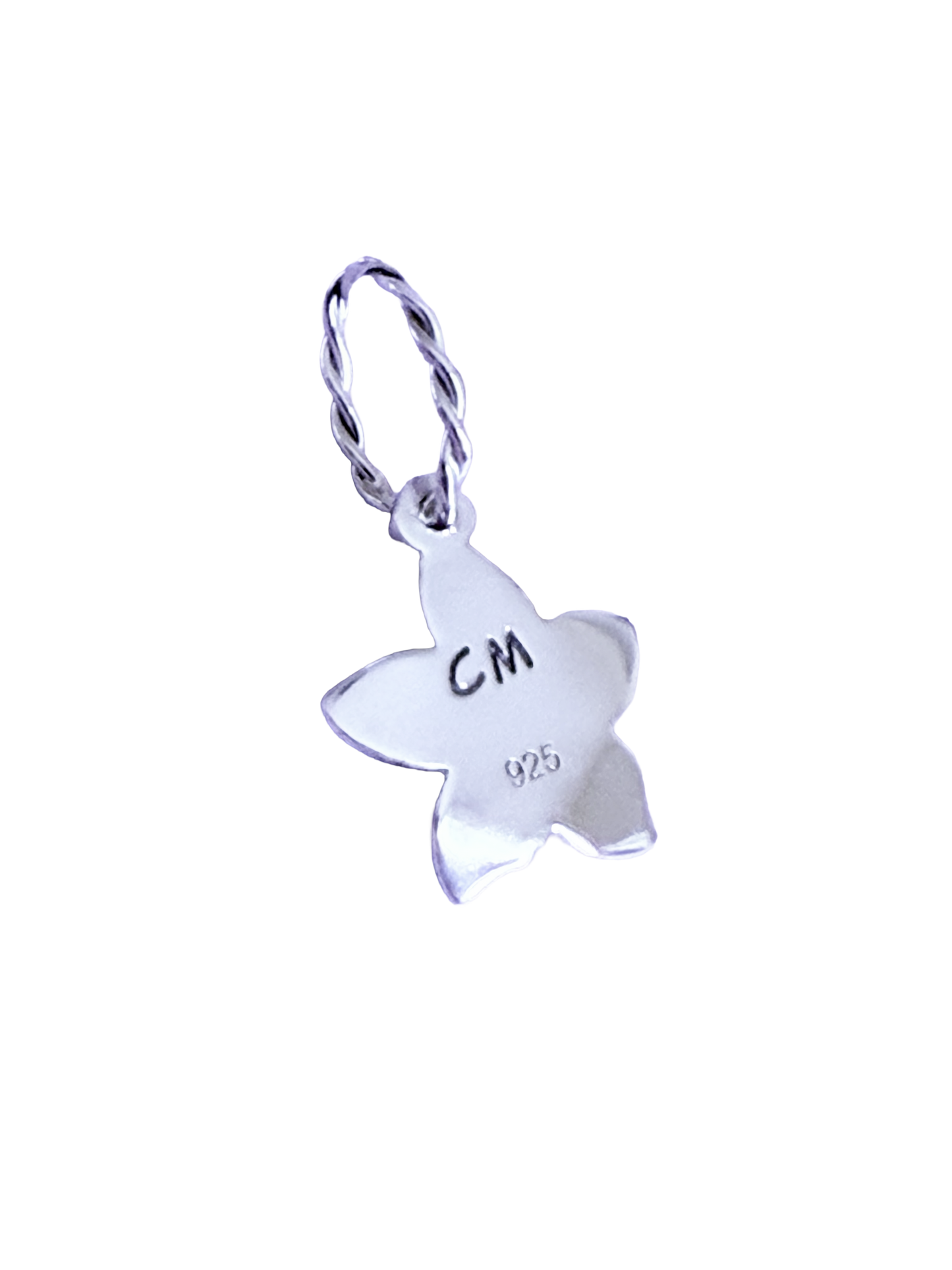 Birthstone Lily in Sterling Silver with 3mm Gems