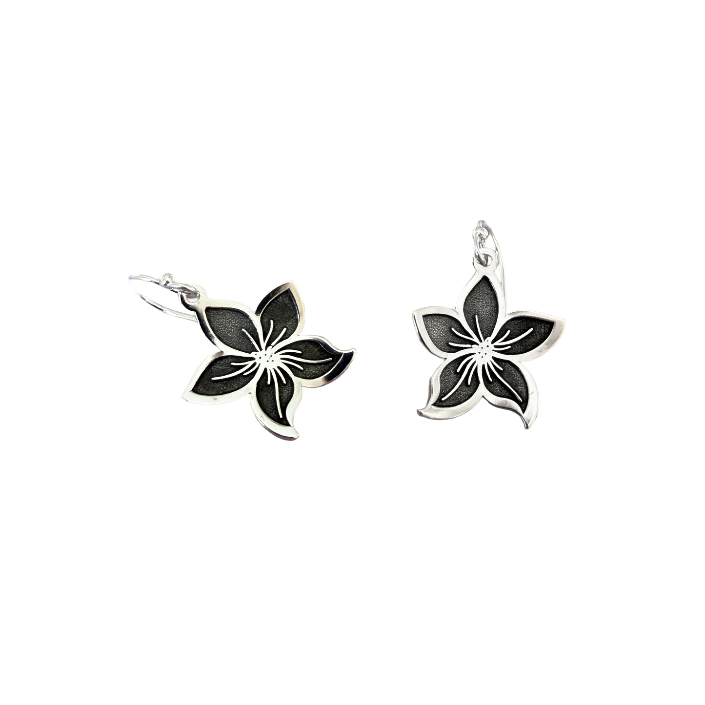 Lily Earrings 16mm Sterling Silver