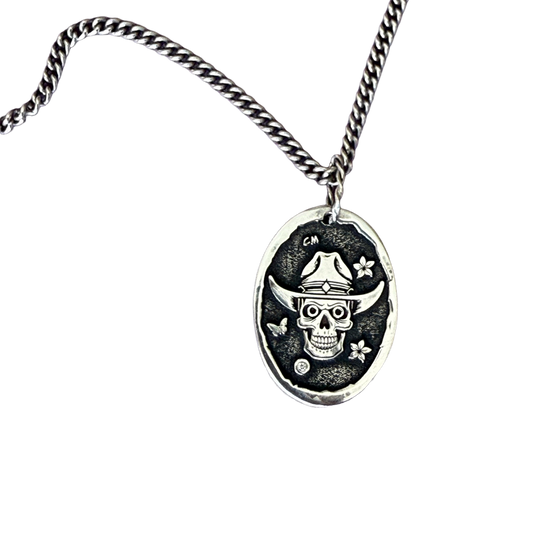 Second Bloom County Cowboy Pendant
