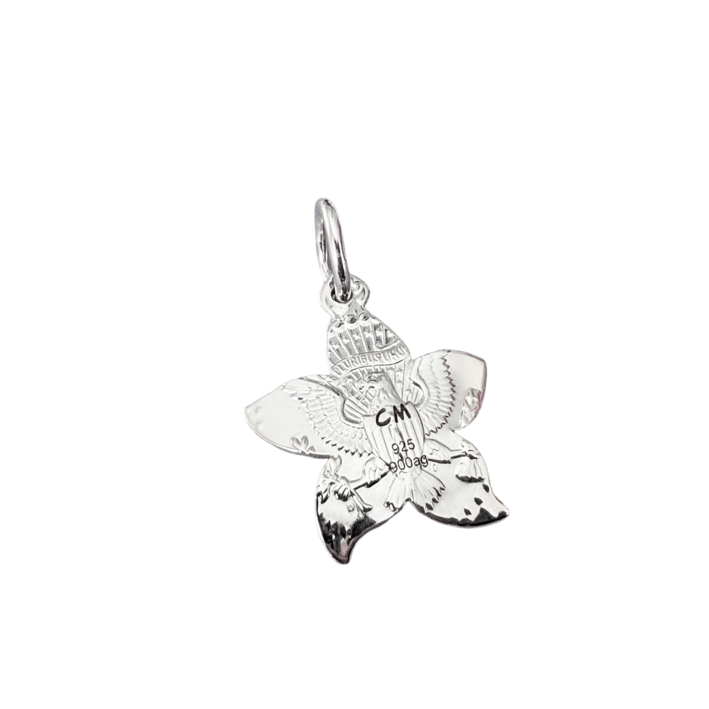 Diamond Second Bloom Double Lily Pendant